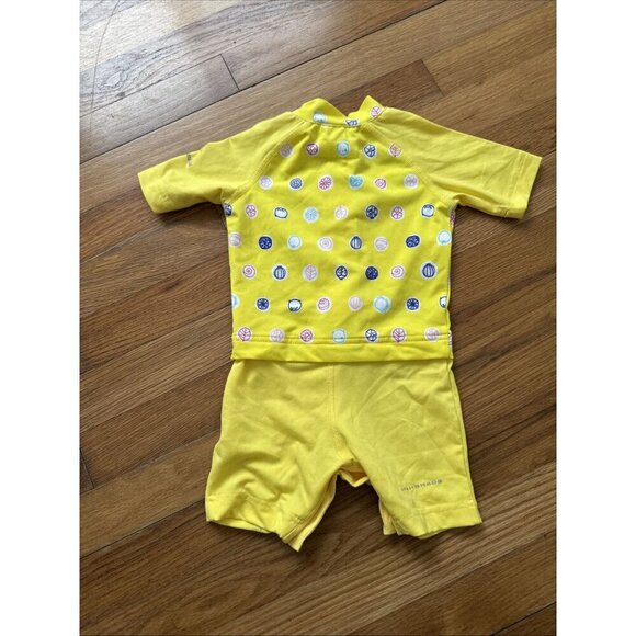 Columbia Sandy Shores Sunguard Suit with 50 UPF Baby Girls Size 12-18 Months - Picture 3 of 5